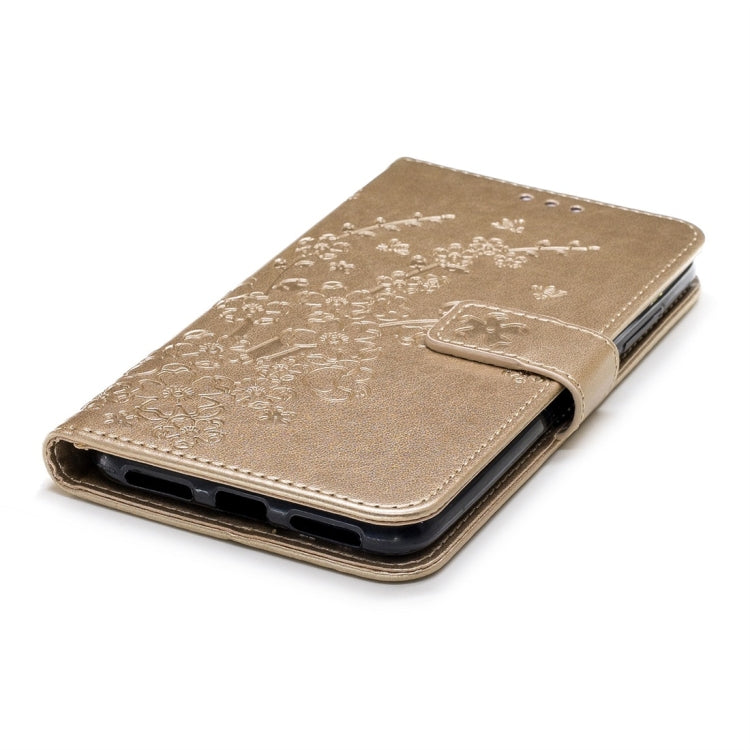 For Xiaomi Redmi Note 6 Plum Flowers Pattern Horizontal Flip Leather Case with Holder & Card Slots & Wallet & Lanyard