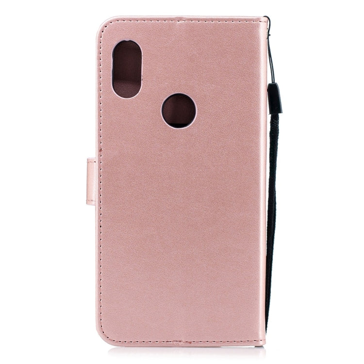 For Xiaomi Redmi Note 6 Plum Flowers Pattern Horizontal Flip Leather Case with Holder & Card Slots & Wallet & Lanyard