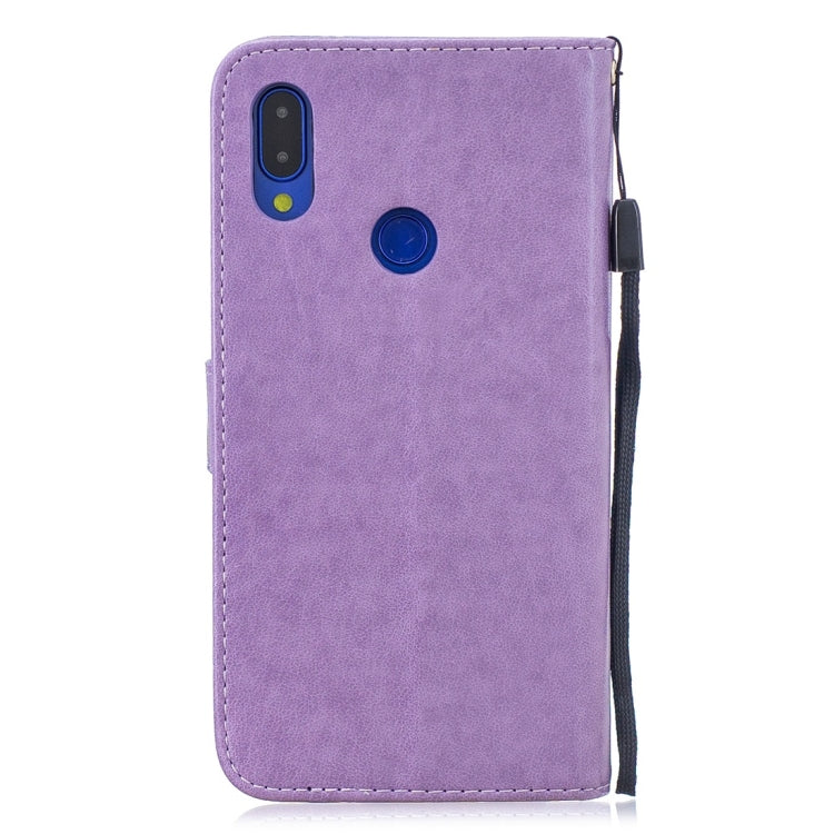 For Xiaomi Redmi Note 7 Plum Flowers Pattern Horizontal Flip Leather Case with Holder & Card Slots & Wallet & Lanyard
