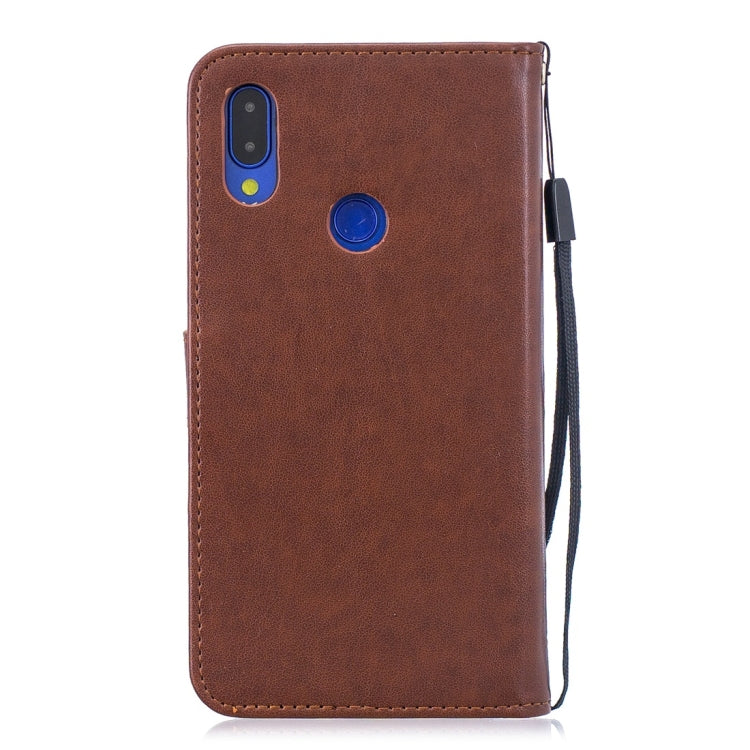 For Xiaomi Redmi Note 7 Plum Flowers Pattern Horizontal Flip Leather Case with Holder & Card Slots & Wallet & Lanyard