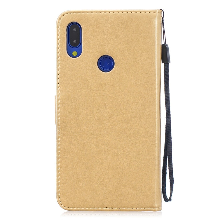 For Xiaomi Redmi Note 7 Plum Flowers Pattern Horizontal Flip Leather Case with Holder & Card Slots & Wallet & Lanyard
