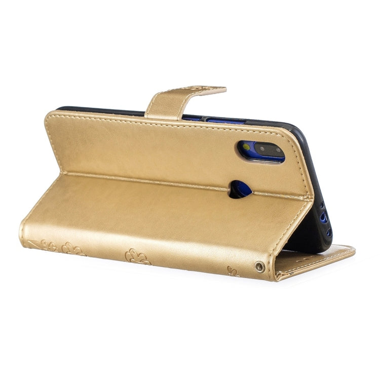 For Xiaomi Redmi Note 7 Plum Flowers Pattern Horizontal Flip Leather Case with Holder & Card Slots & Wallet & Lanyard