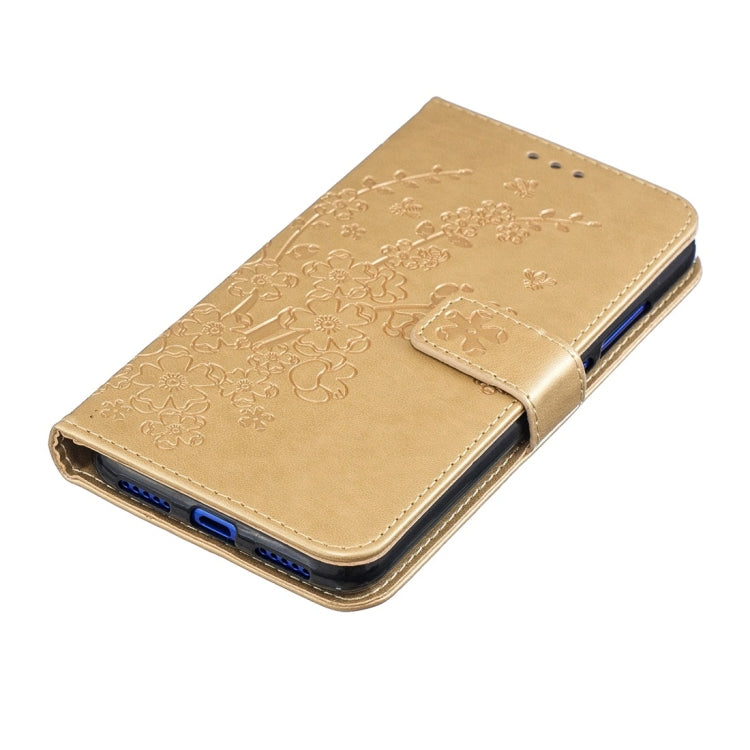 For Xiaomi Redmi Note 7 Plum Flowers Pattern Horizontal Flip Leather Case with Holder & Card Slots & Wallet & Lanyard