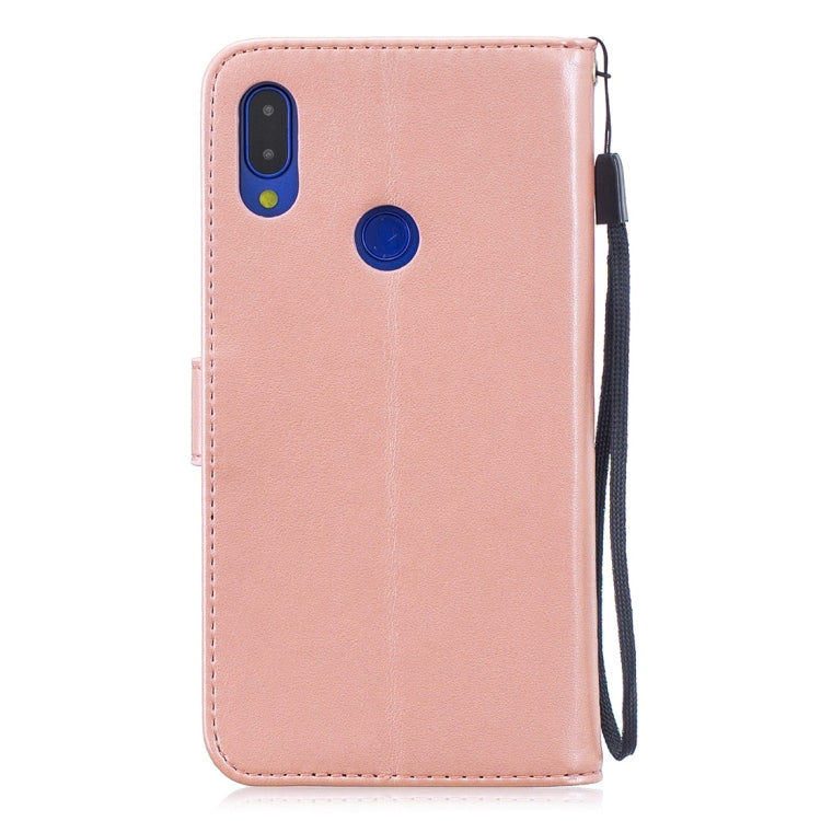 For Xiaomi Redmi Note 7 Plum Flowers Pattern Horizontal Flip Leather Case with Holder & Card Slots & Wallet & Lanyard