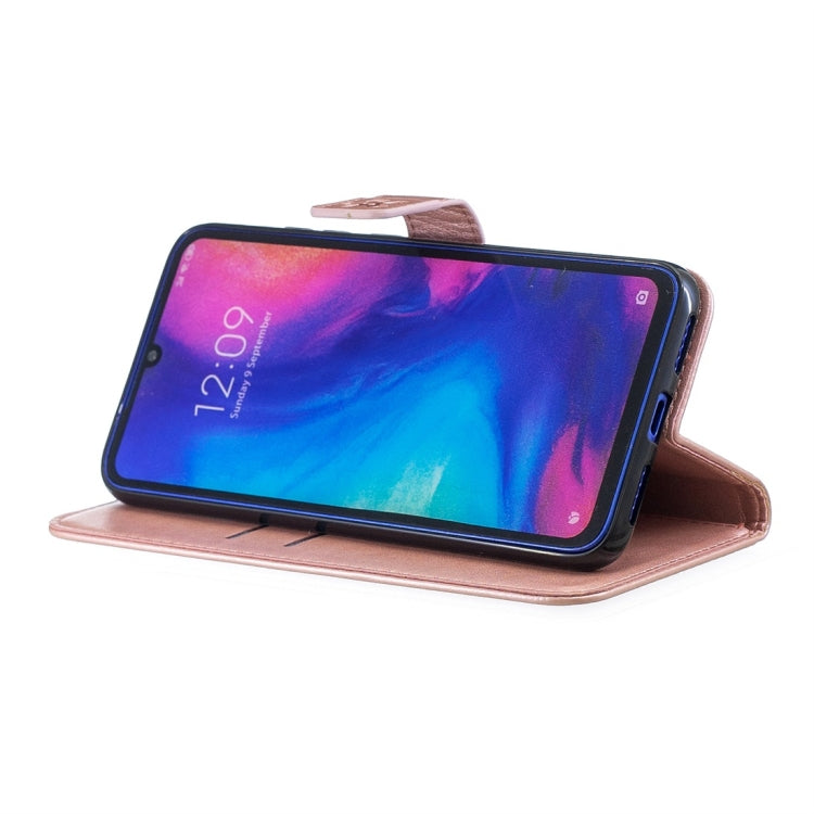 For Xiaomi Redmi Note 7 Plum Flowers Pattern Horizontal Flip Leather Case with Holder & Card Slots & Wallet & Lanyard