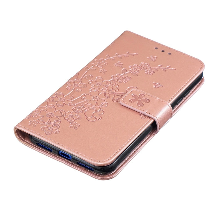 For Xiaomi Redmi Note 7 Plum Flowers Pattern Horizontal Flip Leather Case with Holder & Card Slots & Wallet & Lanyard