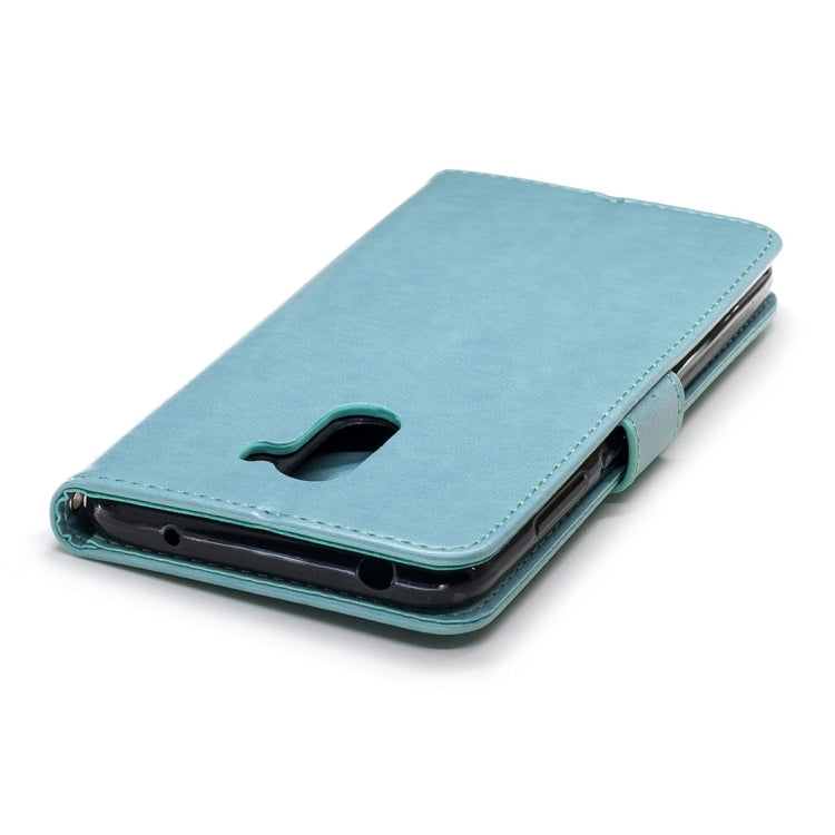 For Xiaomi Pocophone F1 Plum Flowers Pattern Horizontal Flip Leather Case with Holder & Card Slots & Wallet & Lanyard