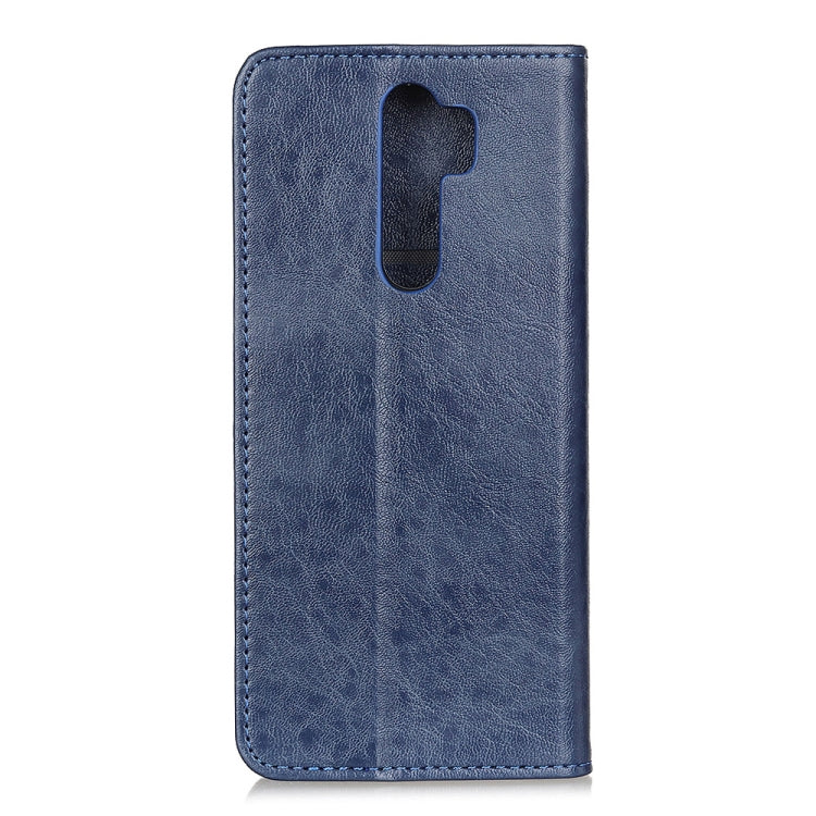 For OPPO A9 (2020) Magnetic Retro Crazy Horse Texture Horizontal Flip Leather Case with Holder & Card Slots