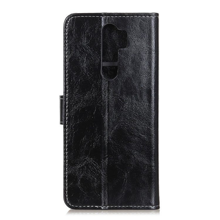 For OPPO A9 (2020) Retro Crazy Horse Texture Horizontal Flip Leather Case with Holder & Card Slots & Photo Frame & Wallet