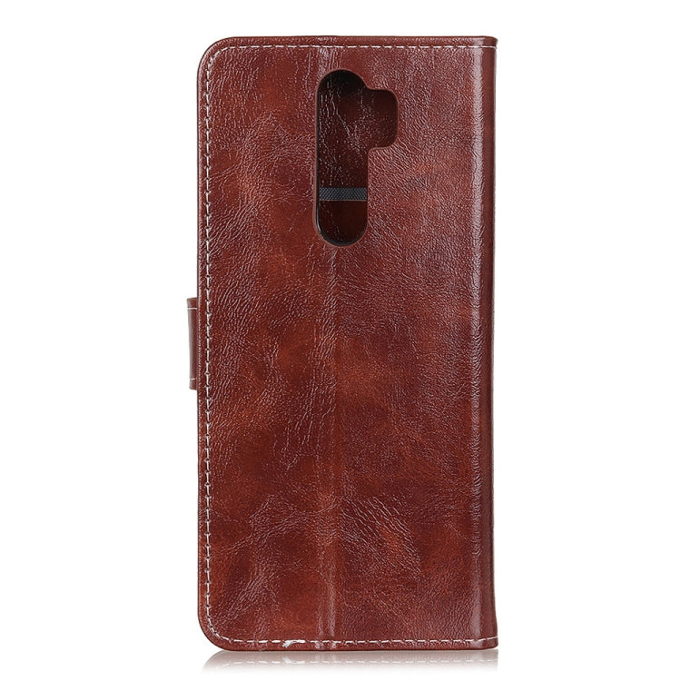 For OPPO A9 (2020) Retro Crazy Horse Texture Horizontal Flip Leather Case with Holder & Card Slots & Photo Frame & Wallet