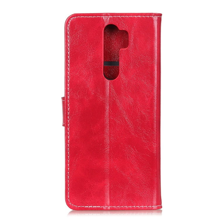 For OPPO A9 (2020) Retro Crazy Horse Texture Horizontal Flip Leather Case with Holder & Card Slots & Photo Frame & Wallet