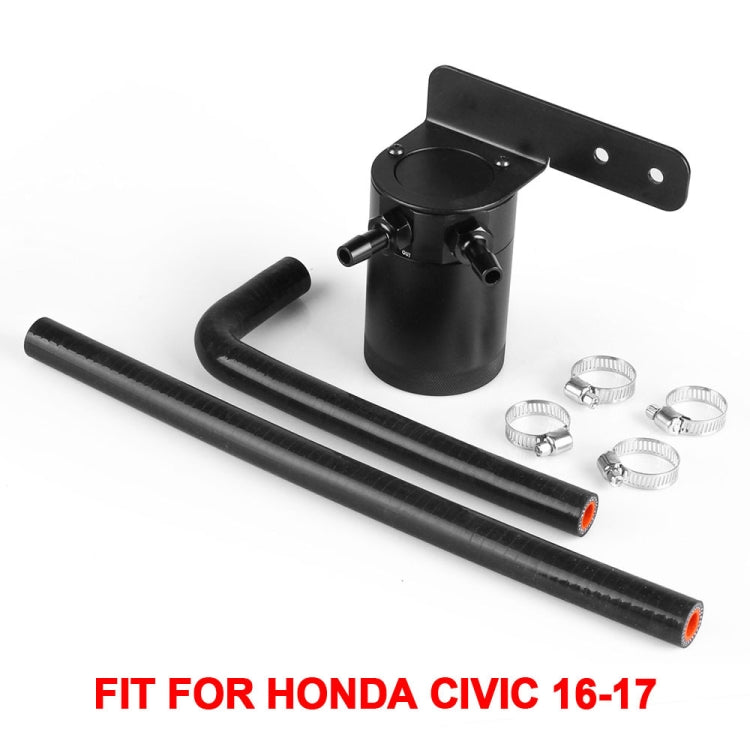 Two-port Engine Oil Breathable Pot Oil Collecting Can Air Oil Separator Fuel Tank for Honda Civic 2016-2017