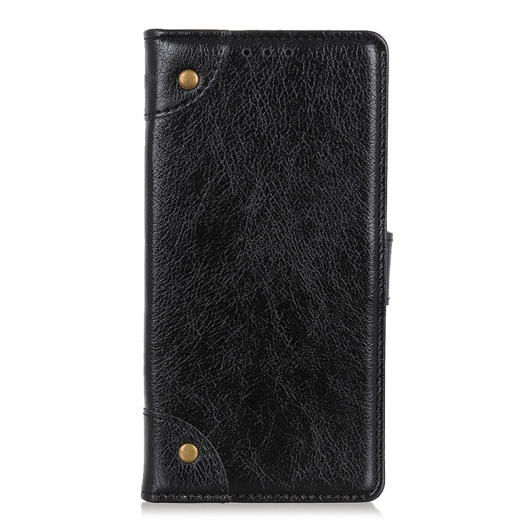 For OPPO A9 (2020) Copper Buckle Nappa Texture Horizontal Flip Leather Case with Holder & Card Slots & Wallet