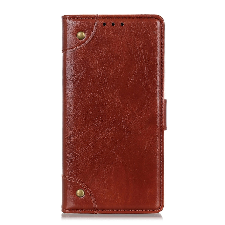 For OPPO A9 (2020) Copper Buckle Nappa Texture Horizontal Flip Leather Case with Holder & Card Slots & Wallet