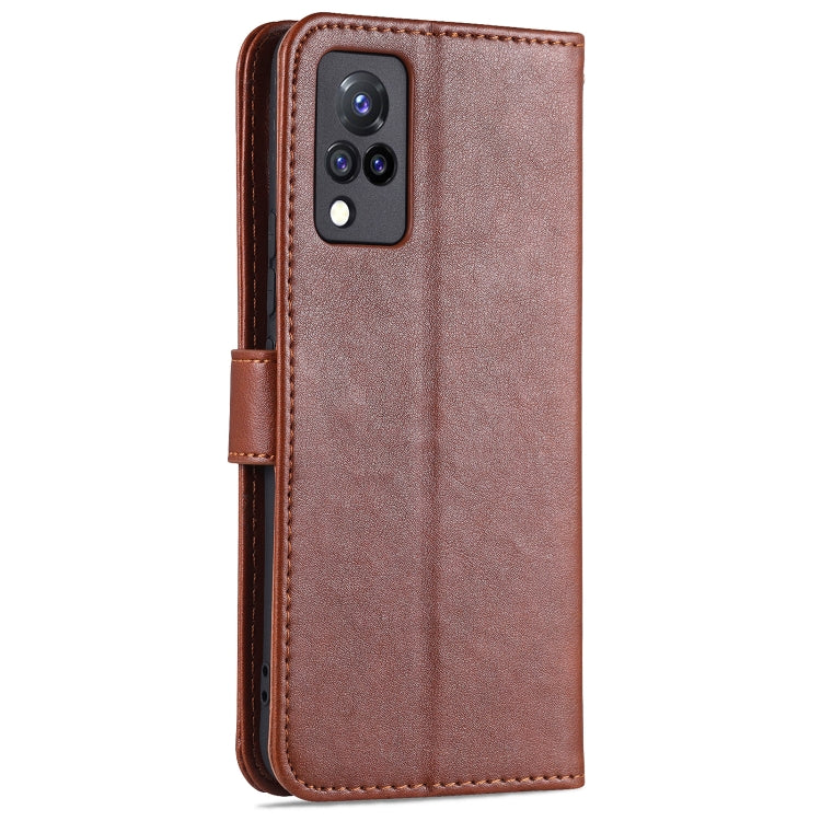 For vivo S9 AZNS Sheepskin Texture Horizontal Flip Leather Case with Holder & Card Slots & Wallet