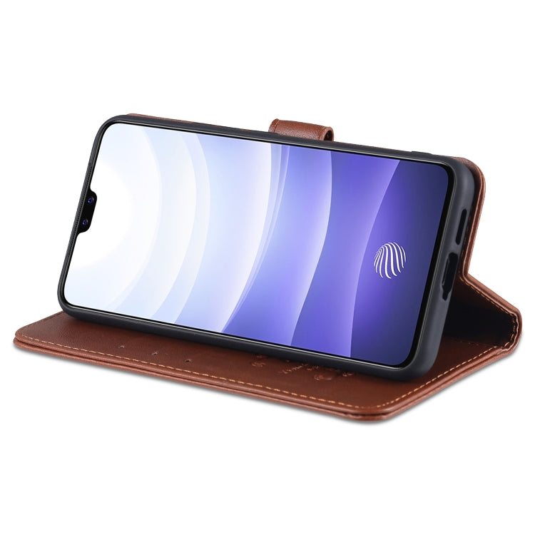 For vivo S9 AZNS Sheepskin Texture Horizontal Flip Leather Case with Holder & Card Slots & Wallet