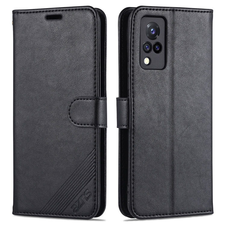 For vivo S9 AZNS Sheepskin Texture Horizontal Flip Leather Case with Holder & Card Slots & Wallet