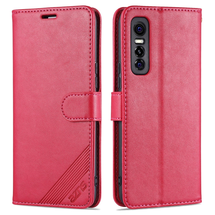 For vivo s7e AZNS Sheepskin Texture Horizontal Flip Leather Case with Holder & Card Slots & Wallet