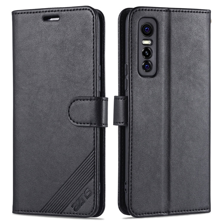 For vivo s7e AZNS Sheepskin Texture Horizontal Flip Leather Case with Holder & Card Slots & Wallet