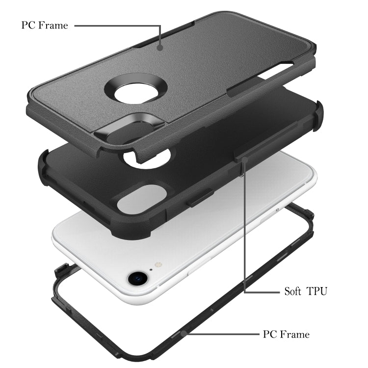 For iPhone XR TPU + PC Shockproof Protective Case