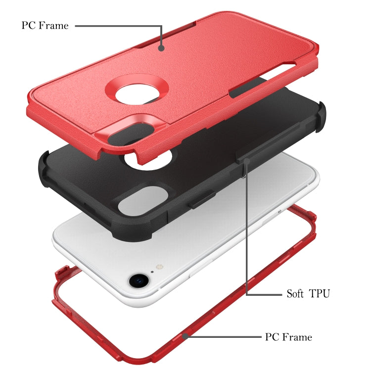 For iPhone XR TPU + PC Shockproof Protective Case
