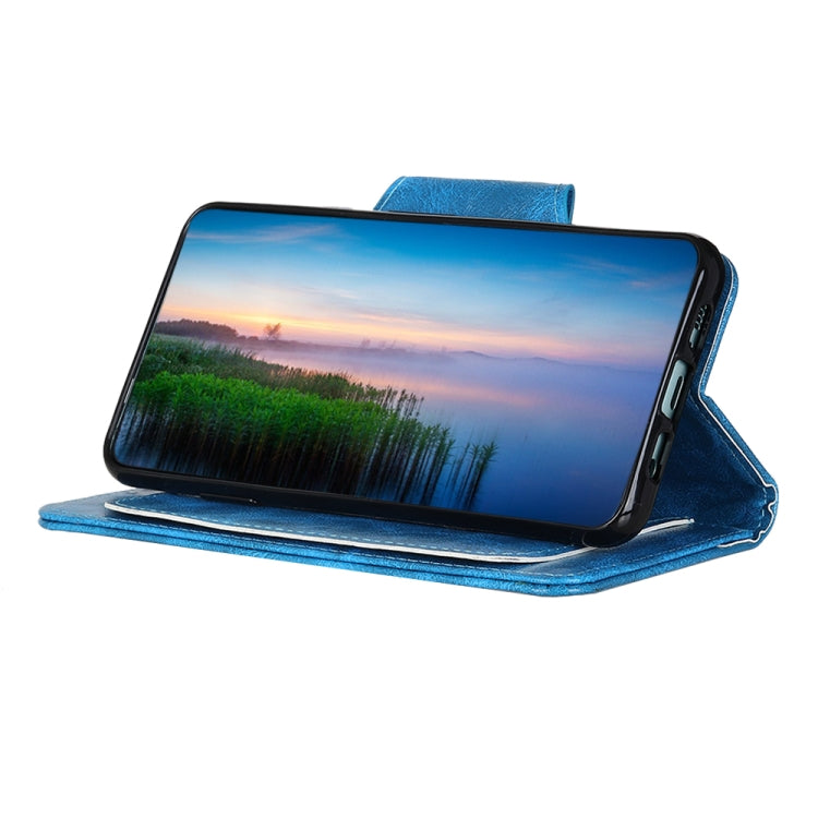 For OPPO Reno4 Pro 4G Crazy Horse Texture Horizontal Flip Leather Case with Holder & 6-Card Slots & Wallet