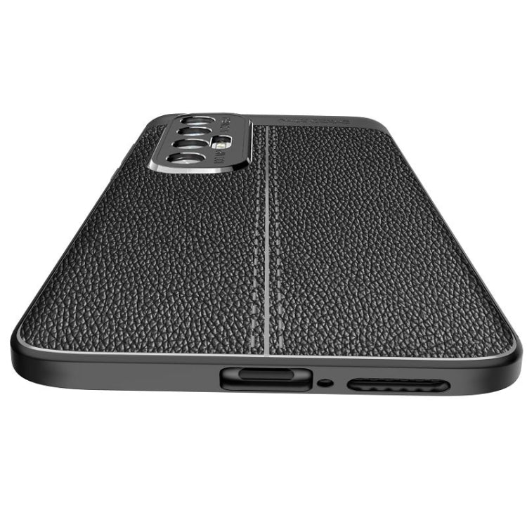 For Xiaomi Mi 10S Litchi Texture TPU Shockproof Case