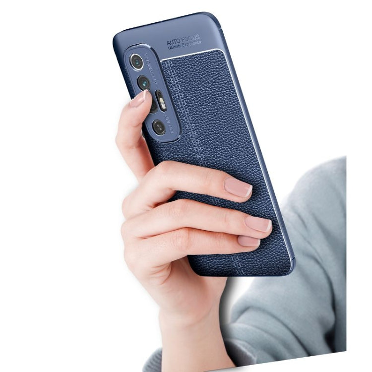 For Xiaomi Mi 10S Litchi Texture TPU Shockproof Case