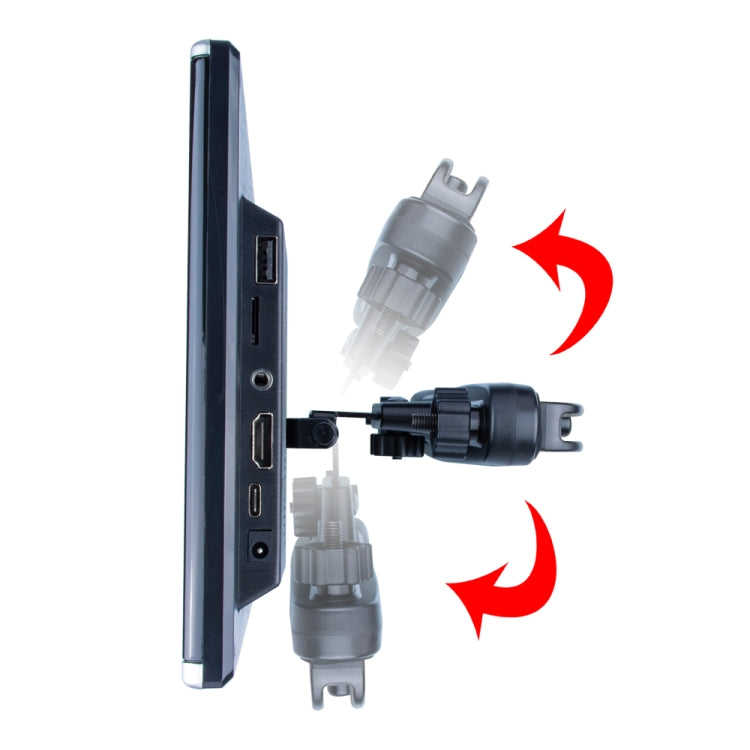 10 inch Car Rear Row HD External Headrest Multimedia Navigation System Suppot Phonelink + Speaker + FM Transimitter + WiFi + 4G