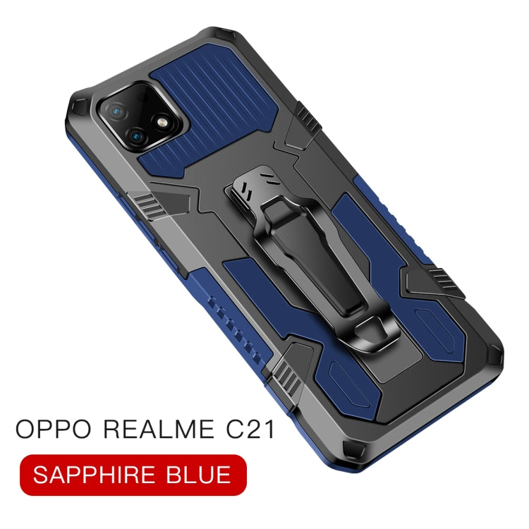 For OPPO Realme C21 / C20 Armor Warrior Shockproof PC + TPU Protective Case