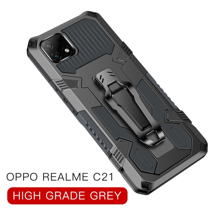 For OPPO Realme C21 / C20 Armor Warrior Shockproof PC + TPU Protective Case