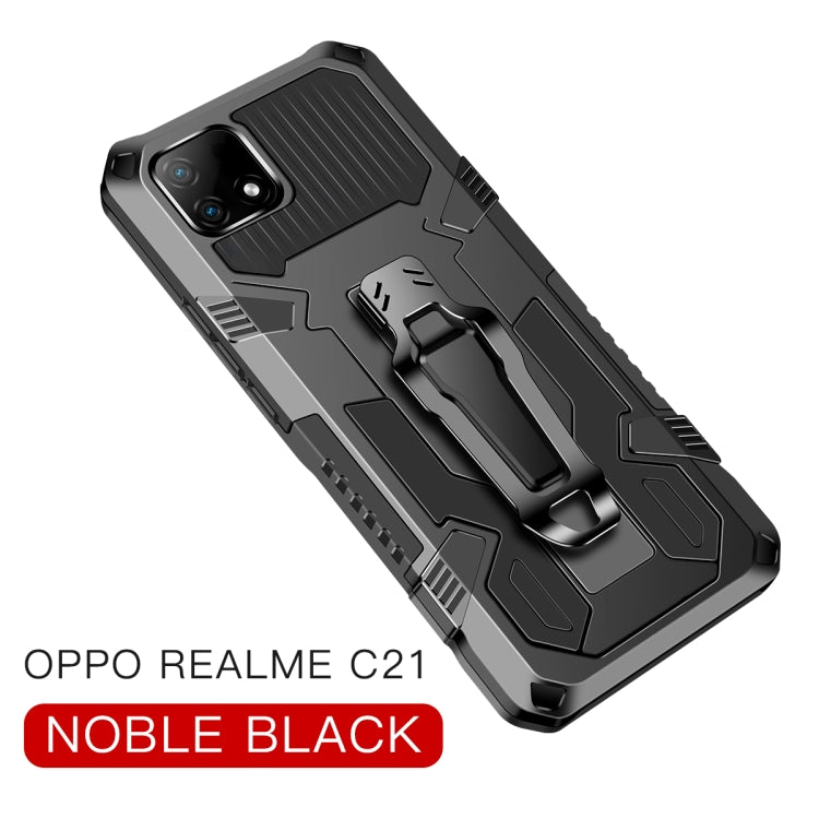 For OPPO Realme C21 / C20 Armor Warrior Shockproof PC + TPU Protective Case