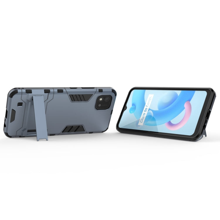 For OPPO Realme C20 PC + TPU Shockproof Protective Case with Invisible Holder