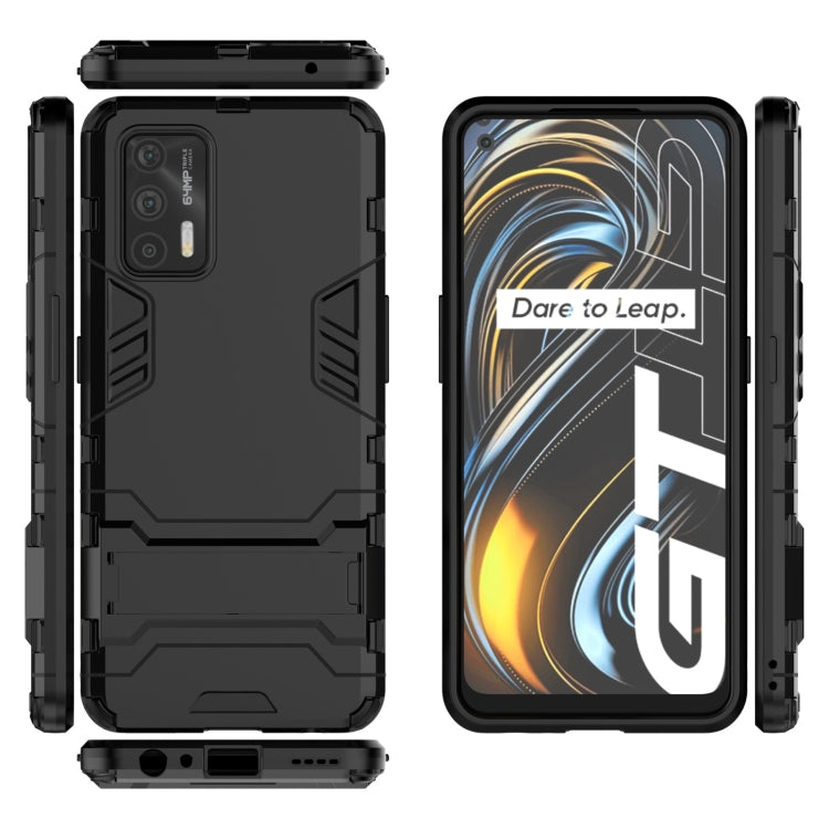 For OPPO Realme GT 5G PC + TPU Shockproof Protective Case with Holder