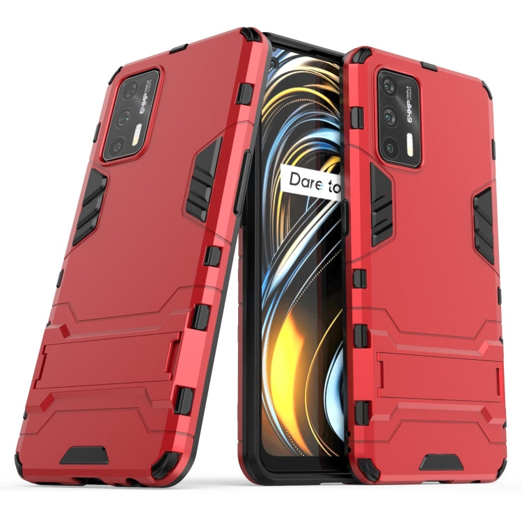 For OPPO Realme GT 5G PC + TPU Shockproof Protective Case with Holder