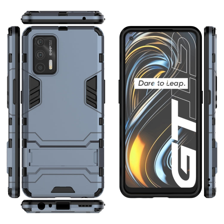 For OPPO Realme GT 5G PC + TPU Shockproof Protective Case with Holder