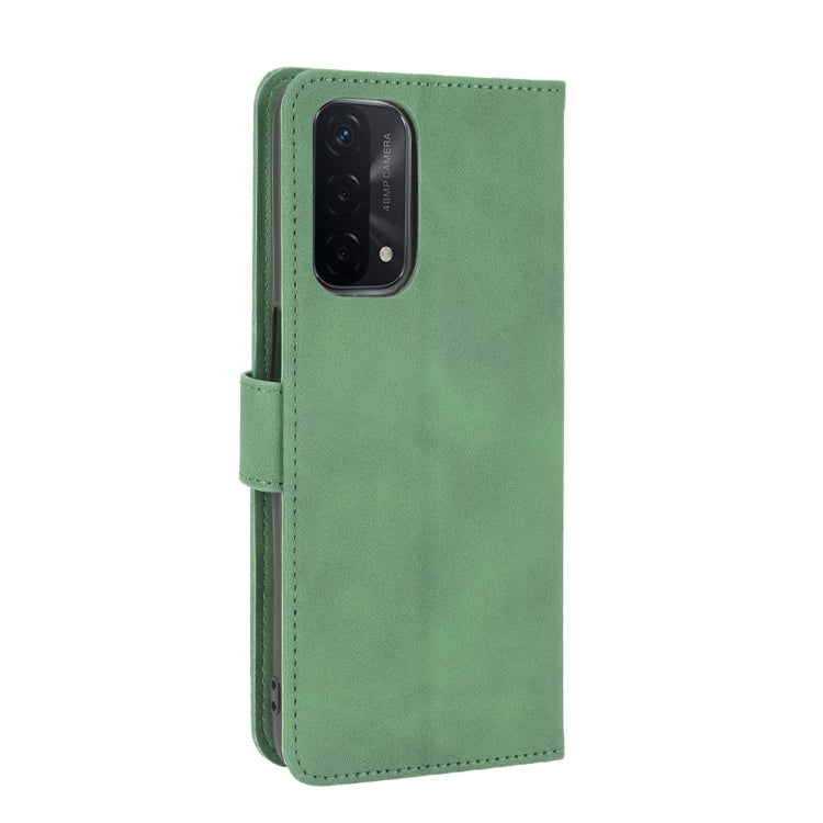 For Oppo A93 5G Solid Color Skin Feel Magnetic Buckle Horizontal Flip Calf Texture PU Leather Case with Holder & Card Slots & Wallet