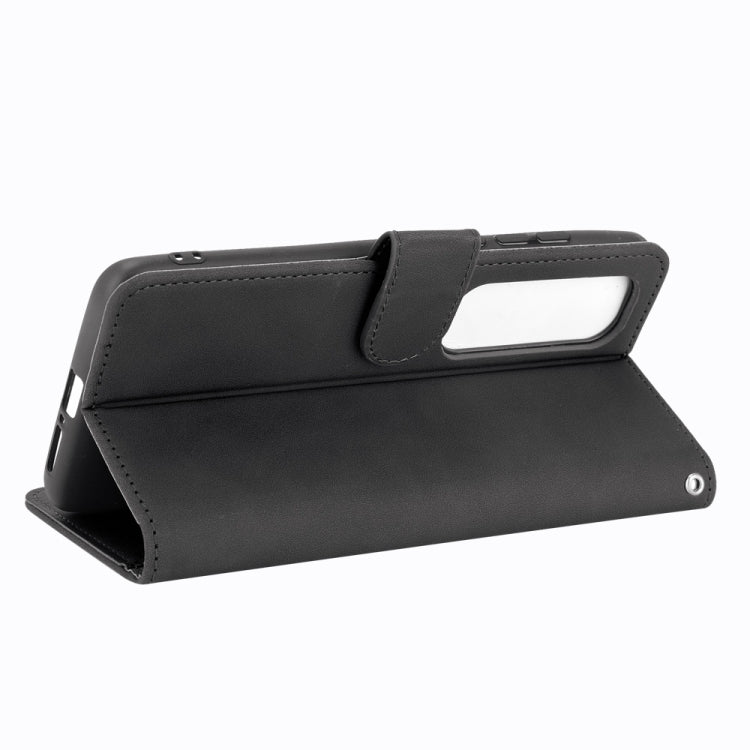 For Xiaomi Mi 10S Solid Color Skin Feel Magnetic Buckle Horizontal Flip Calf Texture PU Leather Case with Holder & Card Slots & Wallet