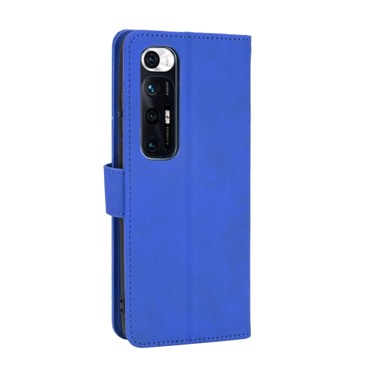 For Xiaomi Mi 10S Solid Color Skin Feel Magnetic Buckle Horizontal Flip Calf Texture PU Leather Case with Holder & Card Slots & Wallet