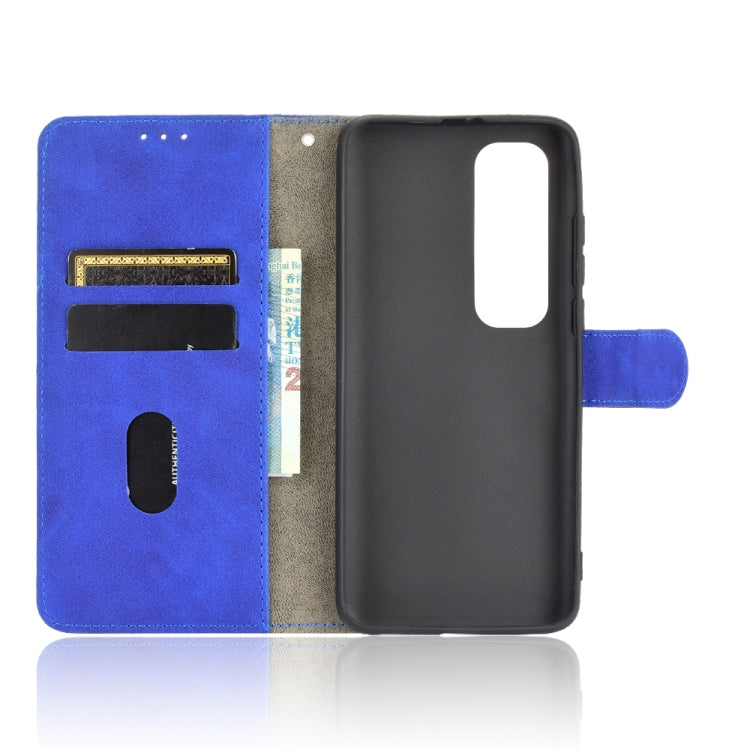 For Xiaomi Mi 10S Solid Color Skin Feel Magnetic Buckle Horizontal Flip Calf Texture PU Leather Case with Holder & Card Slots & Wallet