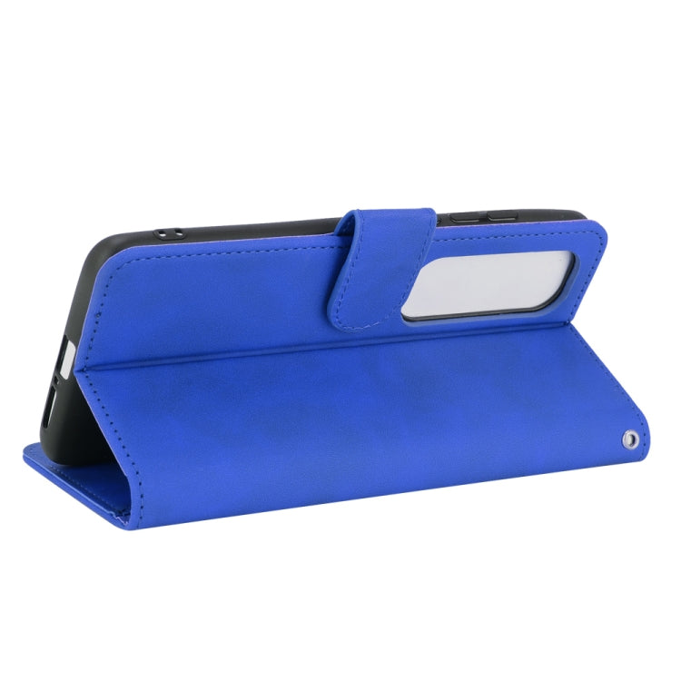 For Xiaomi Mi 10S Solid Color Skin Feel Magnetic Buckle Horizontal Flip Calf Texture PU Leather Case with Holder & Card Slots & Wallet