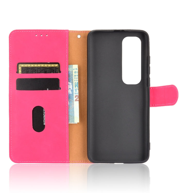 For Xiaomi Mi 10S Solid Color Skin Feel Magnetic Buckle Horizontal Flip Calf Texture PU Leather Case with Holder & Card Slots & Wallet