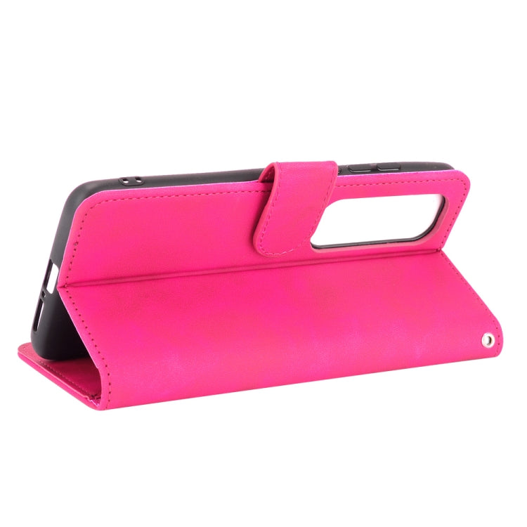 For Xiaomi Mi 10S Solid Color Skin Feel Magnetic Buckle Horizontal Flip Calf Texture PU Leather Case with Holder & Card Slots & Wallet