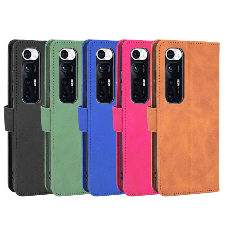 For Xiaomi Mi 10S Solid Color Skin Feel Magnetic Buckle Horizontal Flip Calf Texture PU Leather Case with Holder & Card Slots & Wallet