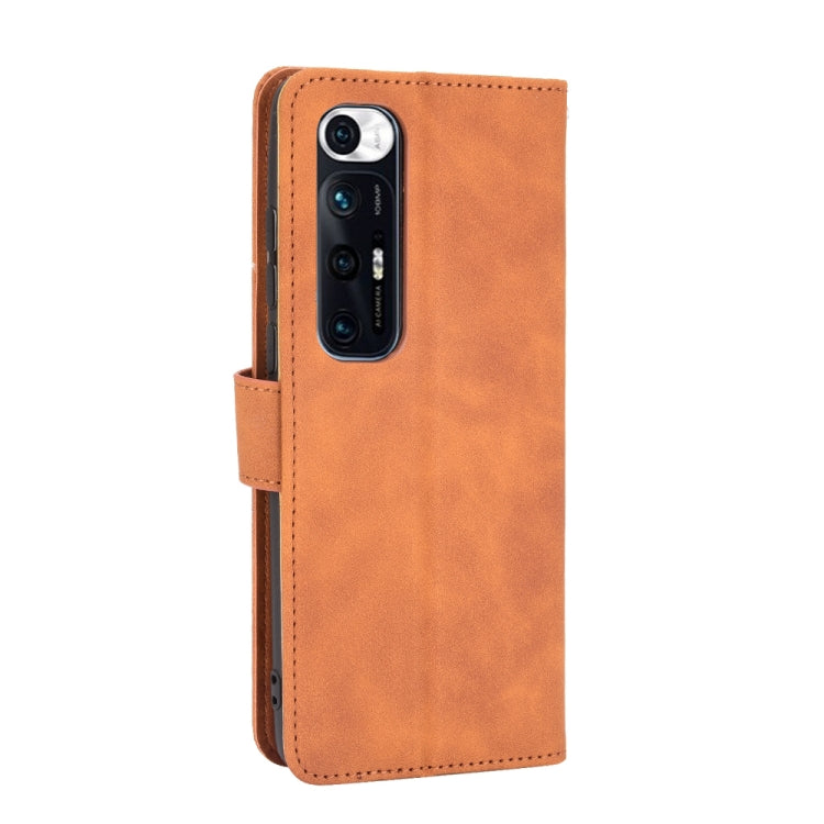 For Xiaomi Mi 10S Solid Color Skin Feel Magnetic Buckle Horizontal Flip Calf Texture PU Leather Case with Holder & Card Slots & Wallet