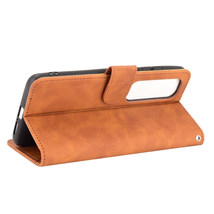 For Xiaomi Mi 10S Solid Color Skin Feel Magnetic Buckle Horizontal Flip Calf Texture PU Leather Case with Holder & Card Slots & Wallet