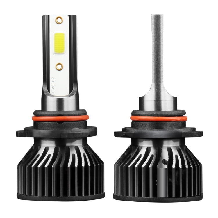 F2 9006 / HB4 2 PCS DC9-36V / 25W / 6000K / 2500LM IP68 Waterproof Car LED Headlight(Cold White Light)