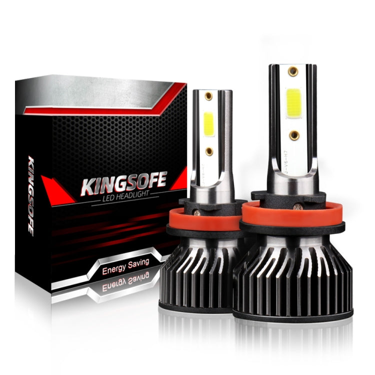 F2 H8 / H9 / H11 2 PCS DC9-36V / 25W / 6000K / 2500LM IP68 Waterproof Car LED Headlight(Cold White Light)