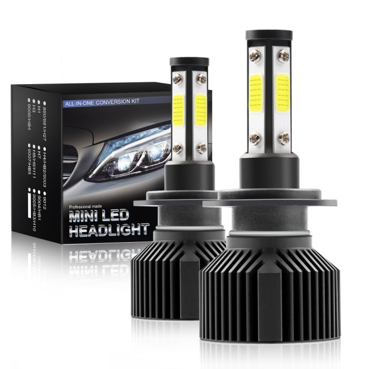 M6 H7 2 PCS DC9-36V / 25W / 6000K / 2500LM IP68 Waterproof Car LED Headlight(Cold White Light)
