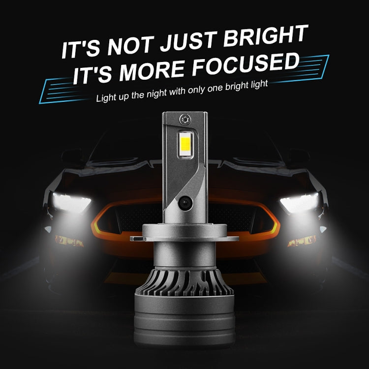 P1 H7 2 PCS DC9-36V / 30W / 6000K / 10000LM IP68 Waterproof Car LED Headlight(Cold White Light)